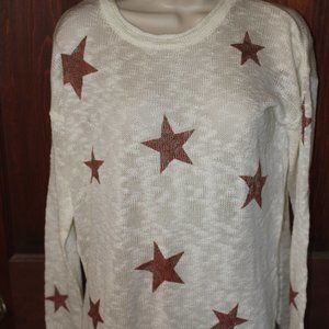 Super Soft - Star Print Lightweight Sweater